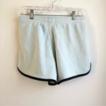 Adidas Preppy French Terry High Rise Shorts in Green Photo 2