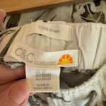 C&C California Womens 100% Linen Leaf Print Pull On Shorts Sz 3X Lightweight Photo 6