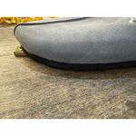 Free People Damon Cozy Mule Gray Suede Slate Faux Fur Size 10/11 See Measutement Photo 12