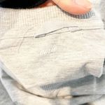 Aerie Let's Stretch Long Sleeve Boyfriend Tee Shirt Gray Small Photo 2