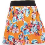 ZARA  basic orange skirt Photo 1