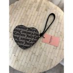 Juicy Couture Allover Print Logo Heart Wristlet Wallet Photo 3