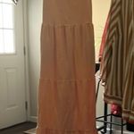 Old Navy Orange Pink Maxi Sundress Photo 0