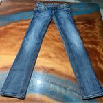 Rock Revival  Debbie Straight Leg Jeans Size 27 embellished embroidered Photo 5