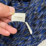 Free People  Women's XS Long Button-Down Cardigan Blue/Black Boho‎ Minimalist Photo 8