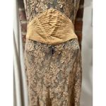 None Vintage Boho Lace Midi Dress Bridesmaid Victorian S/M Photo 3