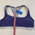 Cupshe  Blue Sports Bra Swim Top Women’s Large – Racerback Bikini Top NWT Photo 3