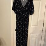 H&M  Blue and White Striped Garment Photo 1