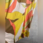 Trina Turk  Multicolor Patterned Dress retro neon summer party evening resortwear Photo 8