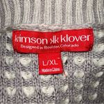 Krimson Klover Sweater Women Large Beige Cowl Neck Tunic Knit Country Y2K Boho Tan Size undefined Photo 1