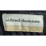 Alfred Dunner Alfred Dunner Sweater Vest Cable Knit Button Front Wool Blend Black 1X Photo 2