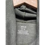 Aerie Women Sz M Cowl Neck Oversized Sweatshirt Green Boho Pullover Photo 2