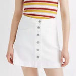 Madewell NWT  Stretch Denim‎ A-Line Mini Skirt Photo 0