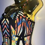 Material Girl colorful summer romper size M Photo 4