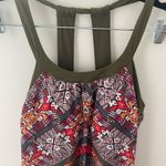 prAna  Cantine Halter Active Dress Women's L Cargo Marrakesh Olive Green Sporty Photo 5
