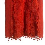 Tularosa Clayton Red Crochet Lace Mini Dress Size XS Photo 6