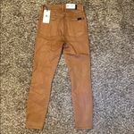 7 For All Mankind NWT High Waist Ankle Skinny Pants Brown Size 26 Photo 1