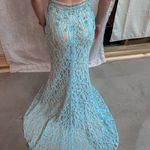 Mac Duggal NWT Light Blue Prom Pageant Dress Photo 4