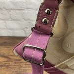 Coach  Signature Slingpack Crossbody Bag Beige purple Photo 3