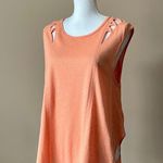 We The Free FREE PEOPLE | Orange Oversized Sleeveless Tee Sz XS Photo 4