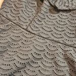 White House | Black Market  Black Eyelet Top Photo 3