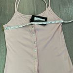 Chaser Soft Baby Pink Button-Front Lounge Cami – Size Medium (NWT) Photo 6