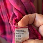 American Eagle  Outfitters pink and purple Plaid Shirt large Photo 3