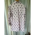 Kate Spade Owl Lovers Button Down Front Pockets Pajama PJ Sleep Shirt Dress S Photo 4