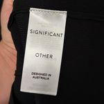 Revolve Significant Other Black Knit Long Sleeve Mini Dress Size 4 Photo 5