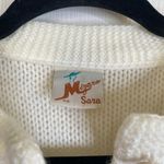 Vintage Mizaro Sara Cardigan Cottagecore Grannycore Doll Feminine Floral Sweater Pink Size M Photo 5