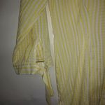 Andrew Marc Marc NY S Yellow Gingham Check Shirt Dress Photo 2