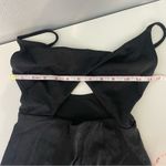 Aerie Twist Cut Out One Piece Swimsuit Black Photo 8