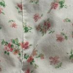 basic editions COPY - Vintage Button Up Blouse White Pink Roses Size Large Photo 11