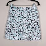 Lady Hagen Sea Glass Blue Leopard Print Golf Skort Performance Women Size Small Photo 1