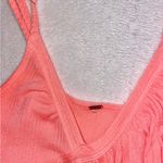Free People Womens  Melbourne Coral Ruffle Tank Top size Small! Photo 2
