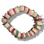 Funky Multicolored Ceramic Button Bracelet Multiple Photo 3