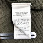 Free People  Changing Horizons V Neck Top Sz S Olive Green Gauze Oversize Boho Photo 9