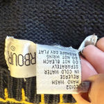 Vtg Womens Christmas Sweater Large Victoria Harbour Holiday Appliqué Embroidered Black Photo 9