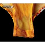 ZARA NWT   Sheer Yellow Golden Daisy Mesh Bodysuit Small  Snap Closure Fe… Photo 9