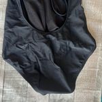 Kona Sol Chic Black Halter Swimsuit with Crochet Detail Photo 3