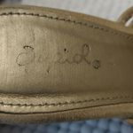 Qupid  Tan Cross Strap Cork Wedges Size 5 GUC #3171 Photo 7