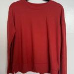 Lucky Brand  Women’s Orange Rust Long Sleeve Sweater Small Photo 0