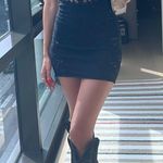 Tiger Mist Black Lise Bodycon Mini Tube Distressed Dress Photo 2