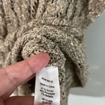 Coldwater Creek Metallic Knit Short Sleeve Sweater Top Tan Gold XL Photo 7