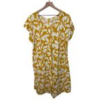 Kindred Bravely Yellow Floral Universal Labor Delivery Nursing Gown XL XXL Photo 1