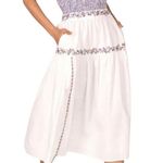 NWOT Banjanan Antonia Skirt Srinagar Embroidered White. MSRP $345. Size L White Size L Photo 2