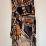 Le chateau  NWT Asymmetrical Faux Wrap Sheer Shimmer Mesh Dress Size M Photo 0