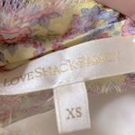 Love Shack Fancy •  silk mini dress yellow floral xsmall Photo 8