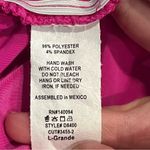 Sincerely Jules NEW  Hot Pink Strapless Ruched Midi Dress Size Large Photo 6