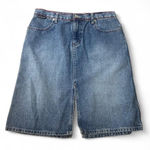 U.S. Polo Assn. Y2K Sequin Flag‎ Embellished Denim Skirt Photo 0